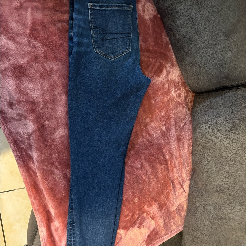American Eagle Outfitters Dark Blue Skinny Jeans